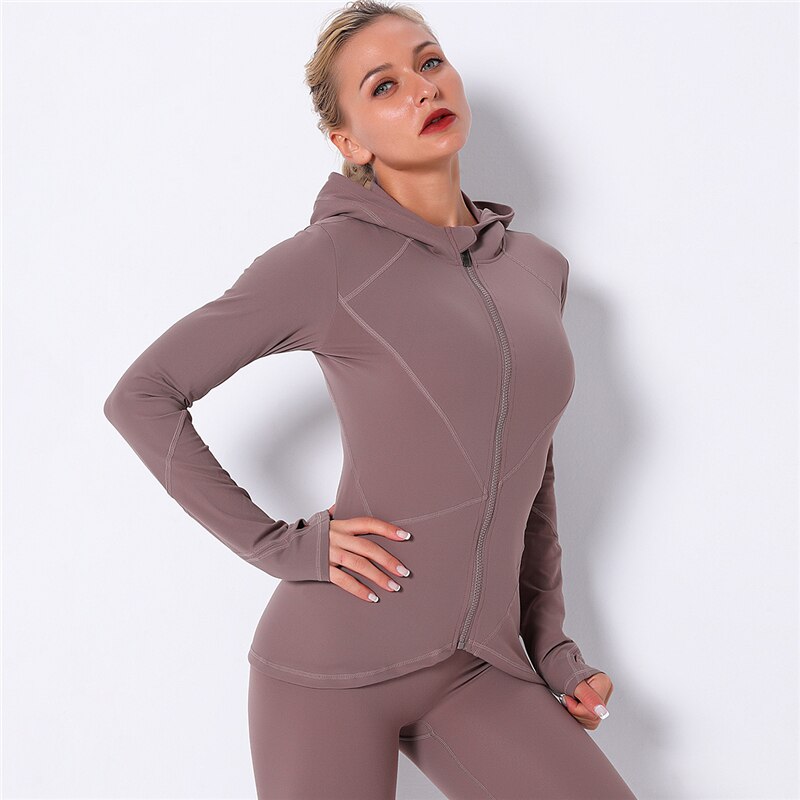 Seamless Long Sleeve Cropped Yoga Top – Ansicht 10 – VYROX