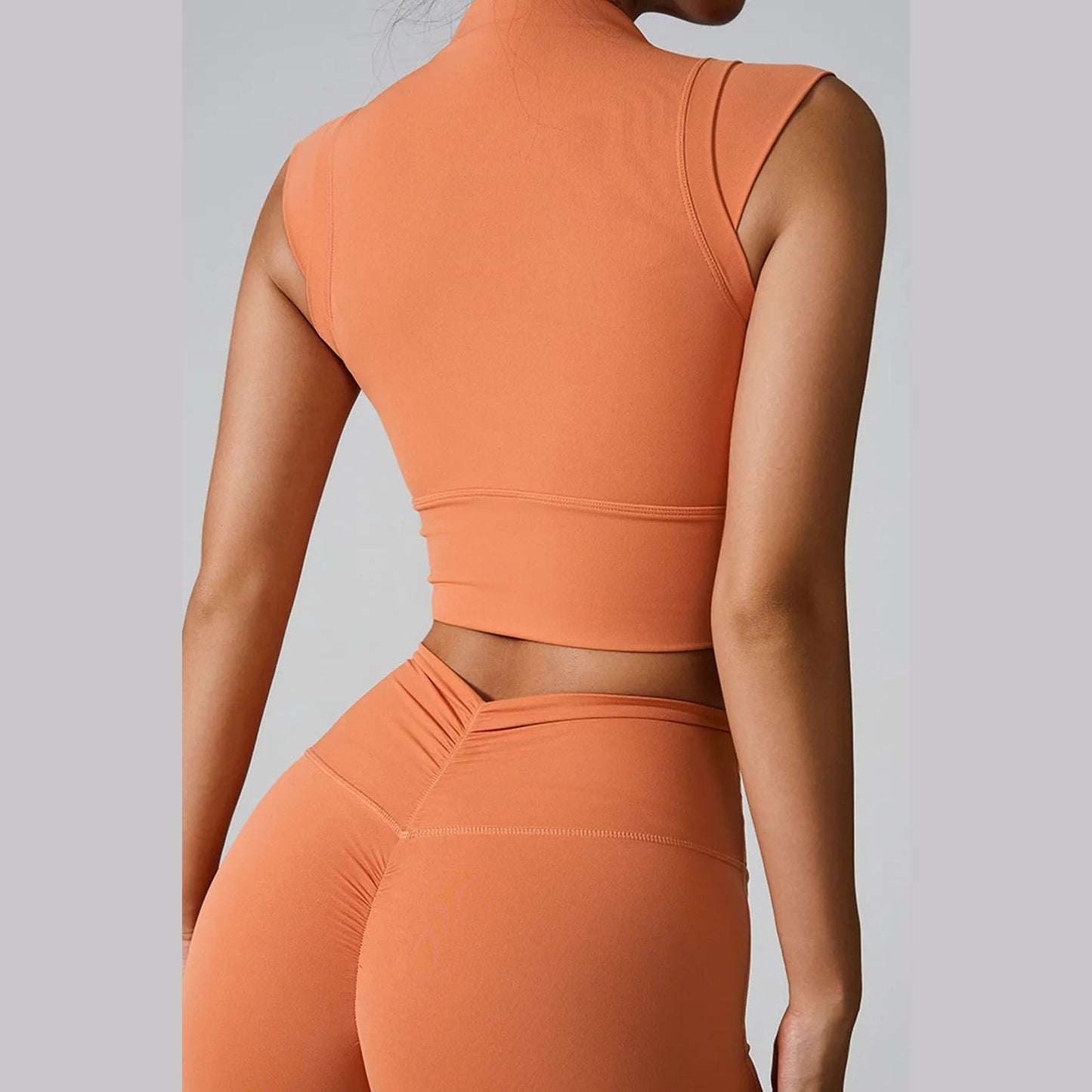 Aktives Tanktop mit Stehkragen – Ansicht 18 – VYROX