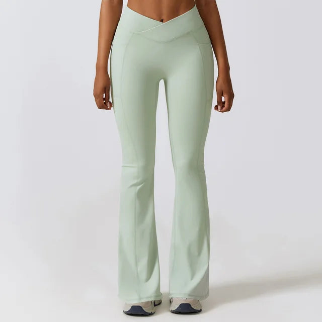 Stretch Fitness Flared Leggings – Ansicht 10 – VYROX