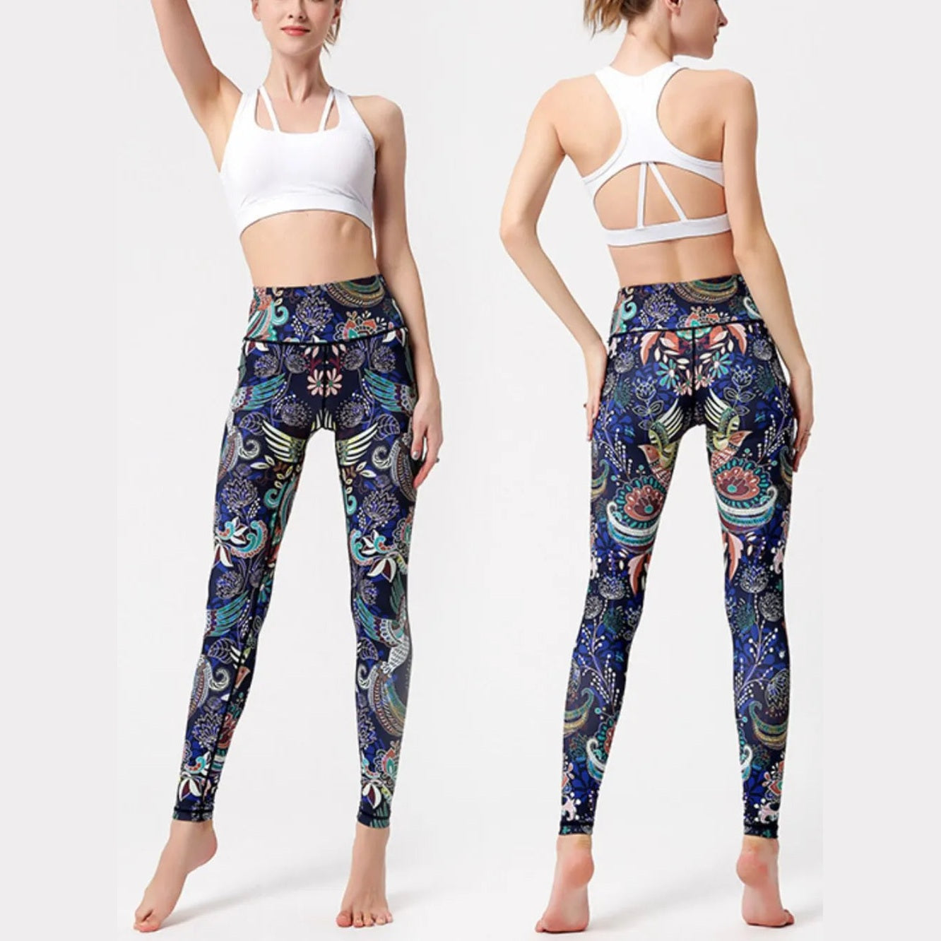 Printed High-Waist Active Leggings – Ansicht 17 – VYROX