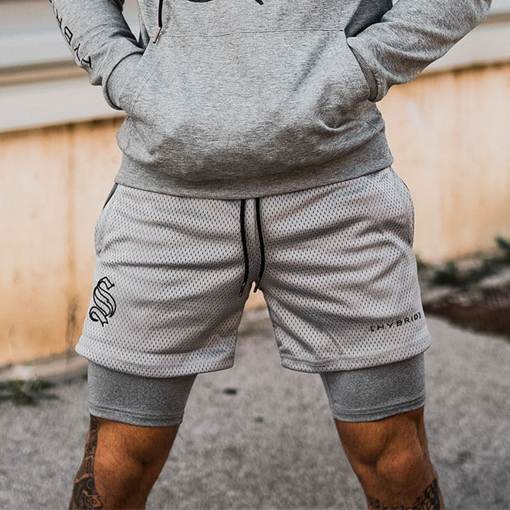 Doppel-Layer Sportshorts für Herren – Ansicht 11 – VYROX