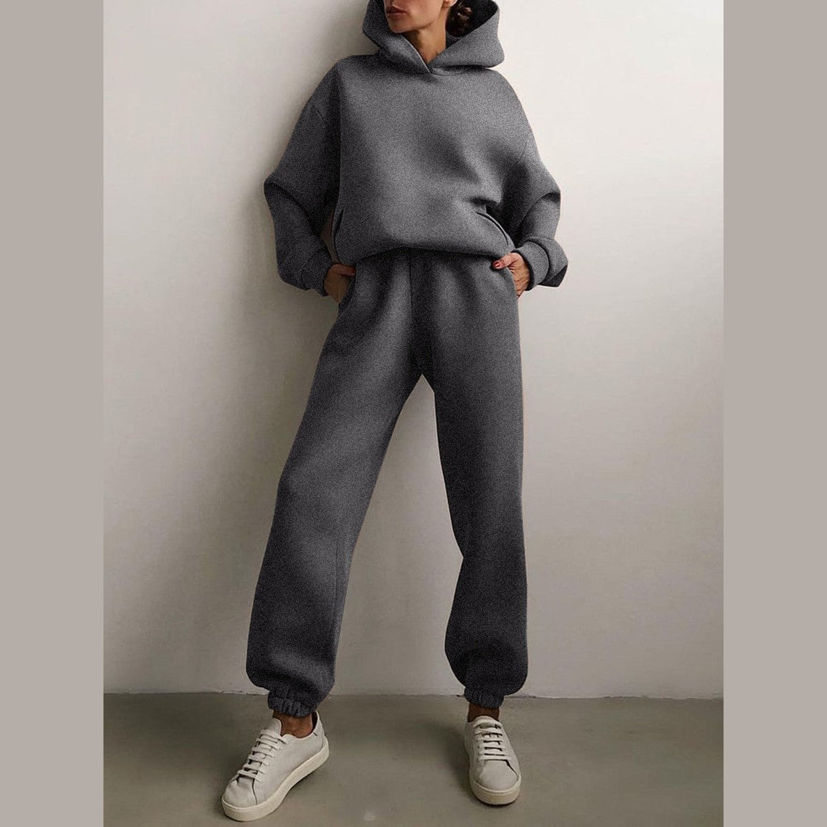 Damen Oversized Tracksuit mit Fleece – Ansicht 10 – VYROX