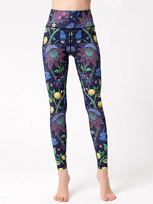 Printed High-Waist Active Leggings – VYROX Fitnesswear