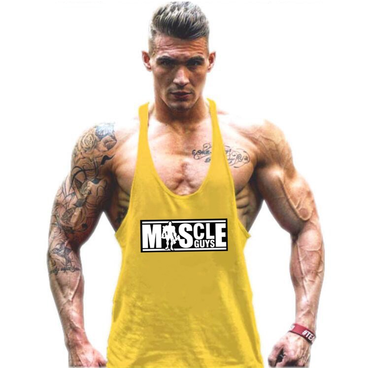 Herren Bodybuilding Tank Top Detailansicht – VYROX