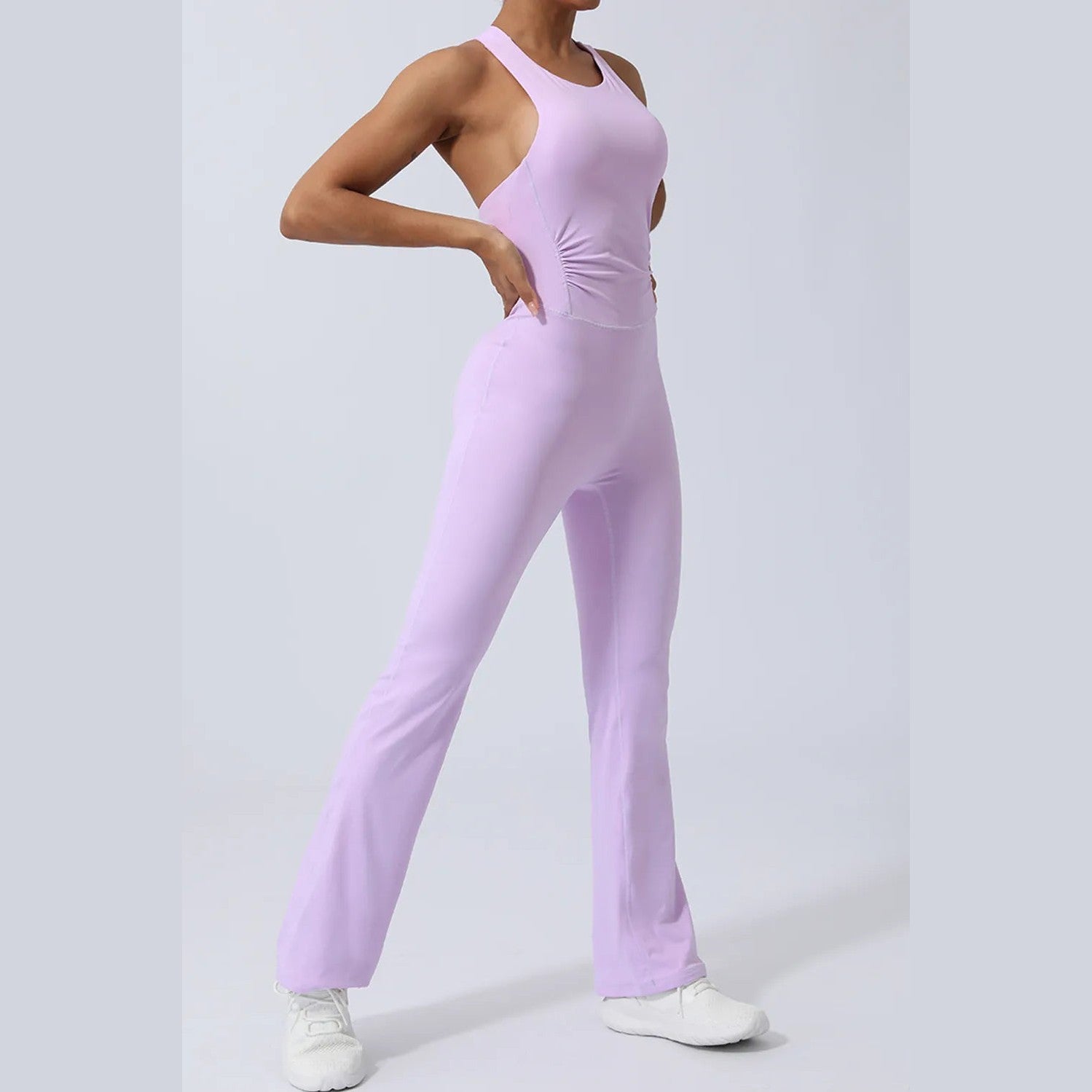 Ärmelloser Jumpsuit mit gekreuzten Trägern – Ansicht 15 – VYROX