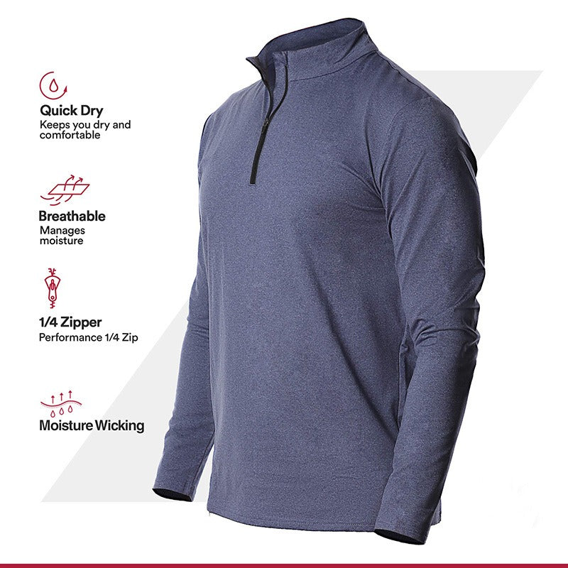 Long-Sleeve Running Pullover Detailansicht – VYROX