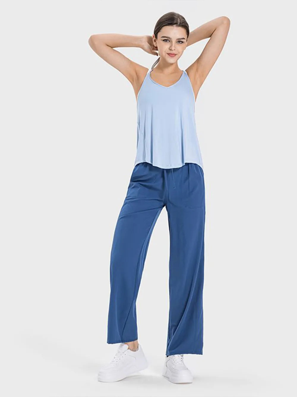Slit Spaghetti Strap Active Cami – Ansicht 6 – VYROX