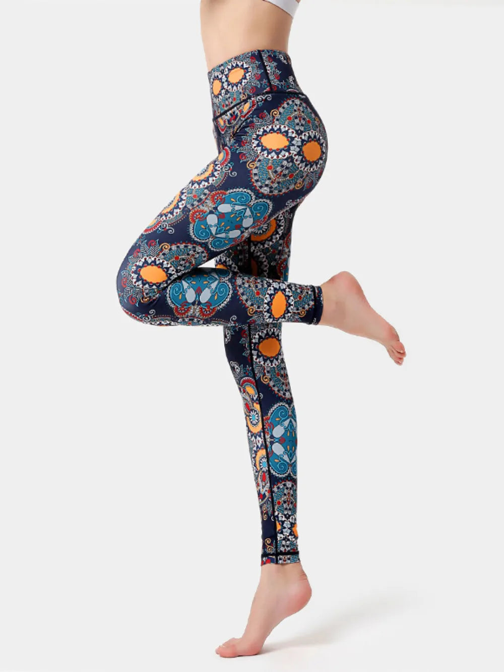 Printed High-Waist Active Leggings – Ansicht 9 – VYROX