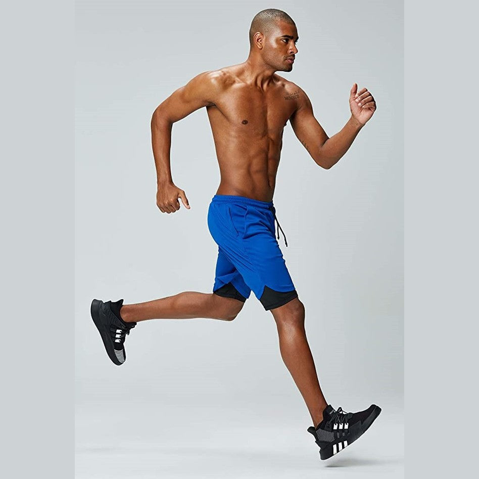Herren 2-in-1 Running Shorts mit Reißverschluss-Taschen – Ansicht 5 – VYROX