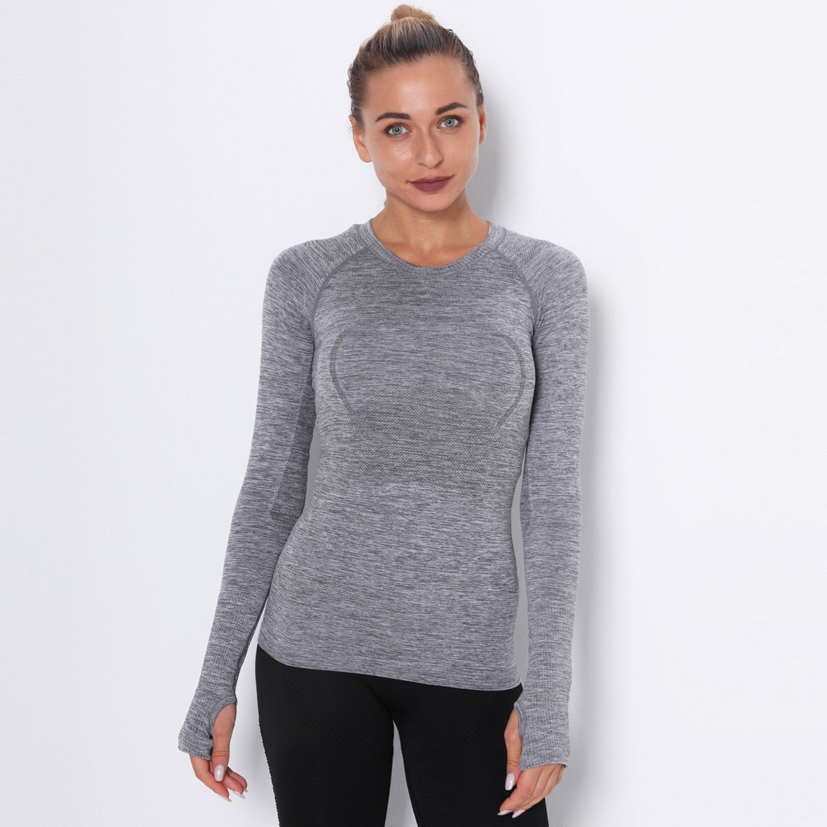 Sportliches Long-Sleeve Yoga Top – Ansicht 8 – VYROX