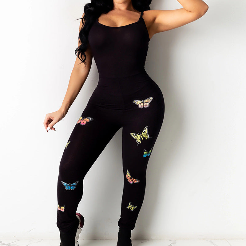 Butterfly Sling Jumpsuit Detailansicht – VYROX