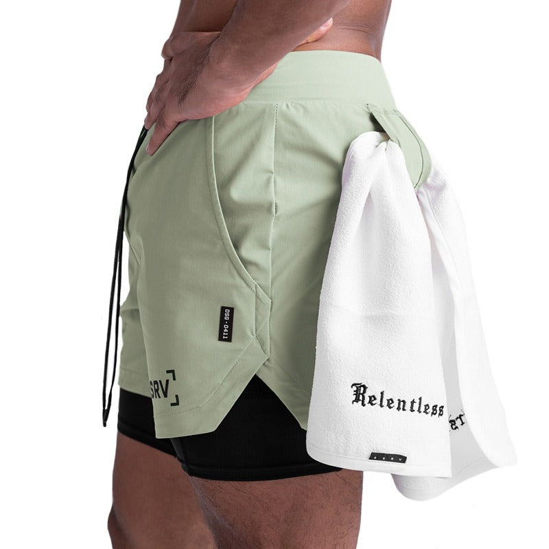 Double-Layer Sportshorts Produktbild – VYROX