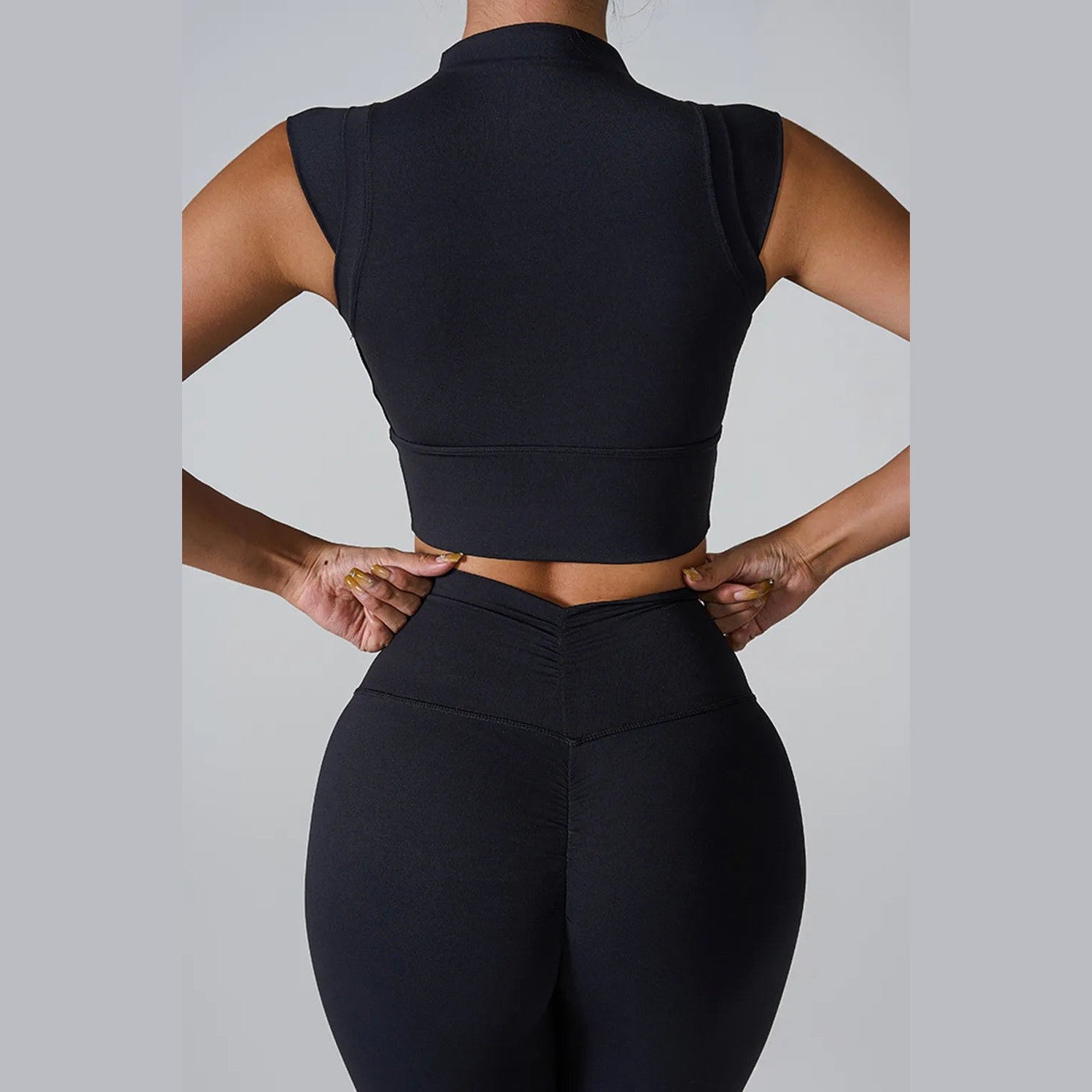 Aktives Tanktop mit Stehkragen – Ansicht 12 – VYROX