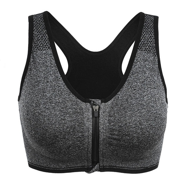 Zipper Push-Up Sports Bra – VYROX Fitnesswear