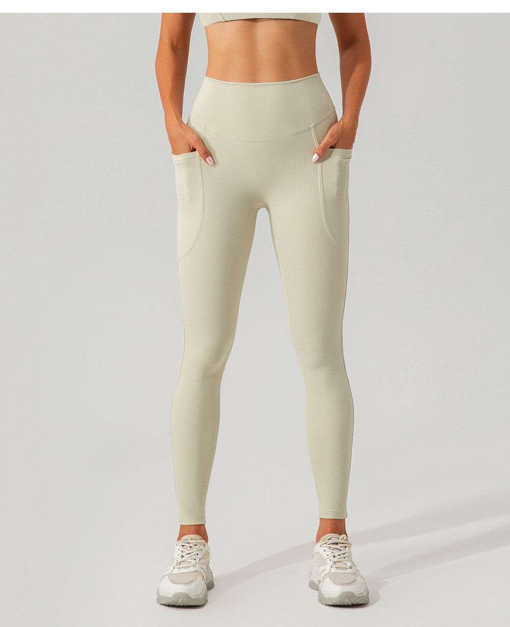 Threaded High-Waist Yoga Pants – Ansicht 6 – VYROX