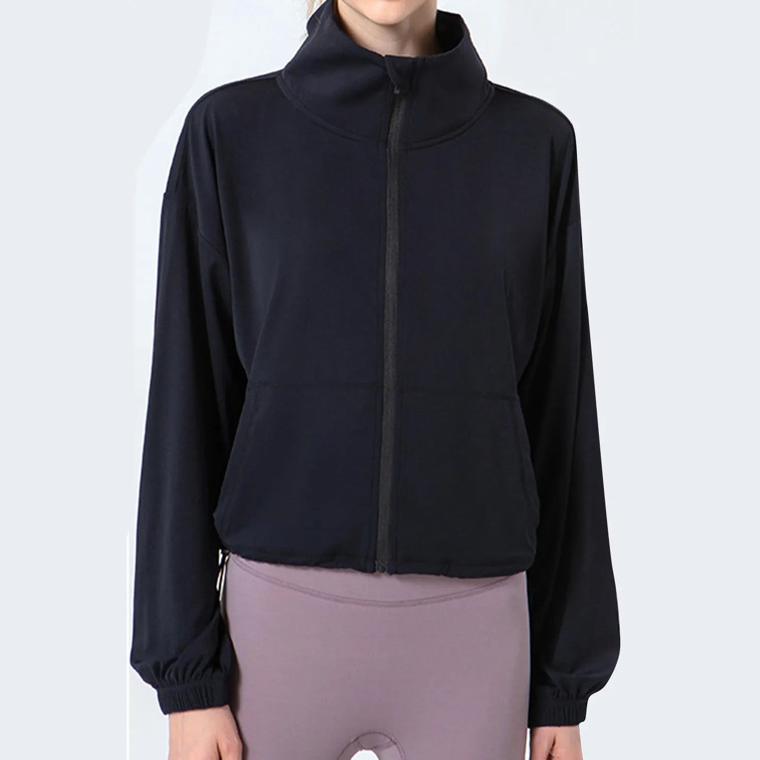 Zip-Up Active Jacket mit Kordelzug – Ansicht 5 – VYROX