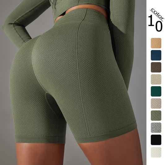 Seamless Jacquard Yoga Shorts – VYROX Fitnesswear