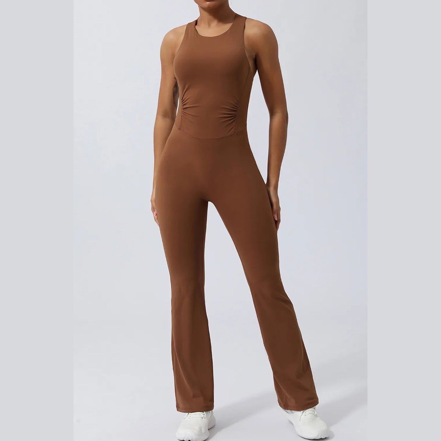 Ärmelloser Jumpsuit mit gekreuzten Trägern – Ansicht 11 – VYROX