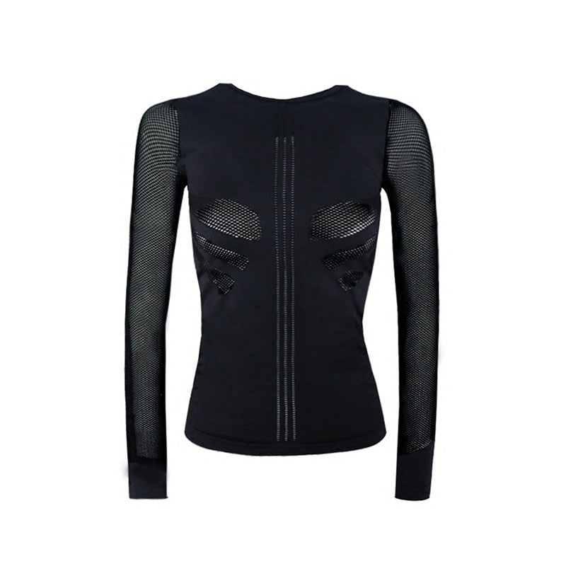 Fitness Long Sleeve Sports T-Shirt – Ansicht 5 – VYROX