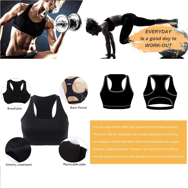 Sports Bra mit Handytasche Produktbild – VYROX
