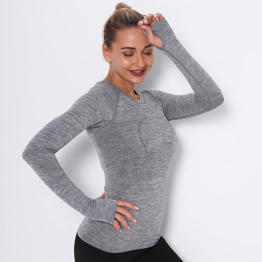 Sportliches Long-Sleeve Yoga Top – VYROX Fitnesswear