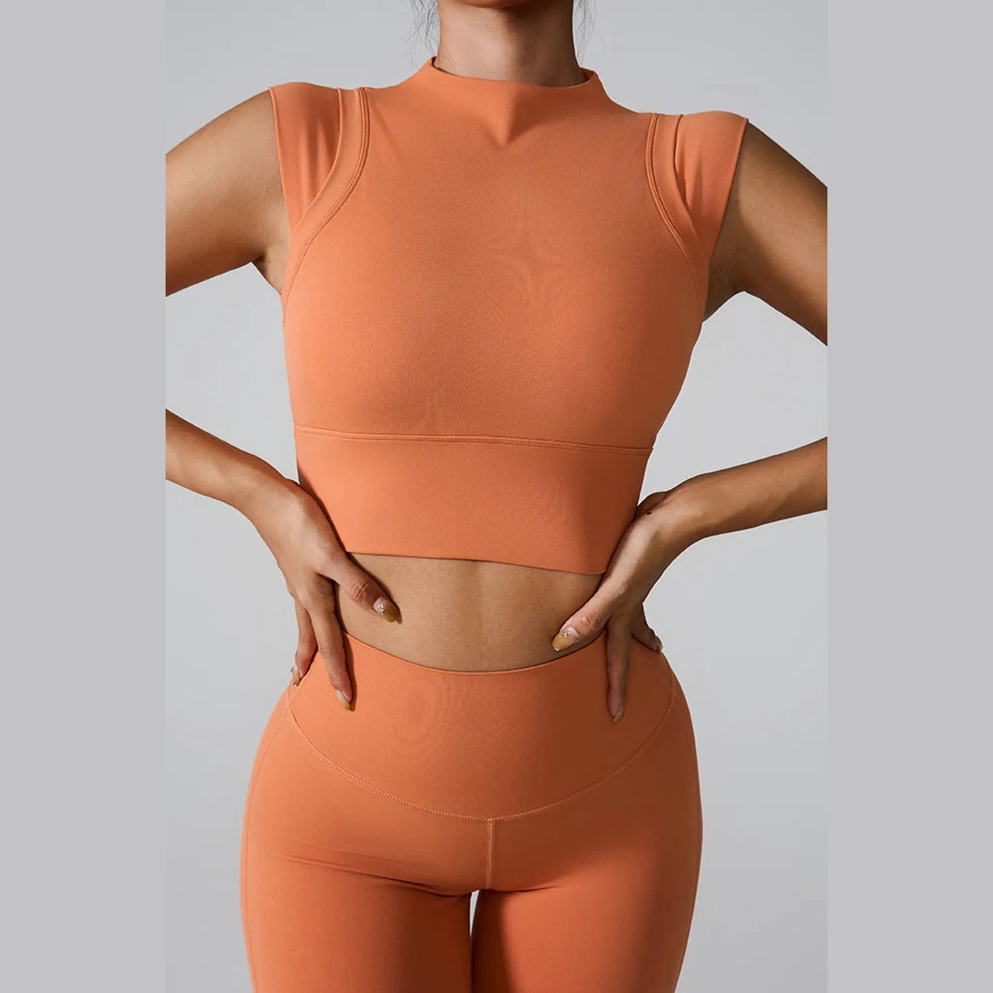 Aktives Tanktop mit Stehkragen – Ansicht 17 – VYROX