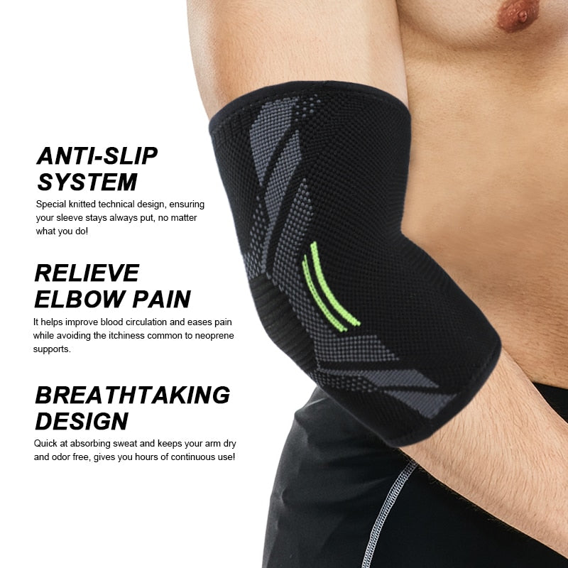 Ellenbogen-Kompressions-Sleeve Detailansicht – VYROX