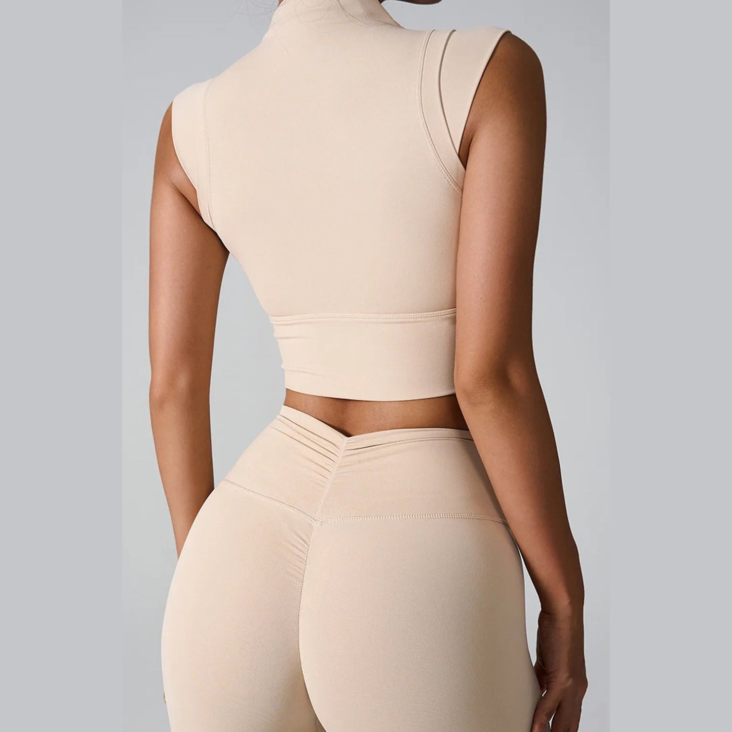 Aktives Tanktop mit Stehkragen – Ansicht 9 – VYROX