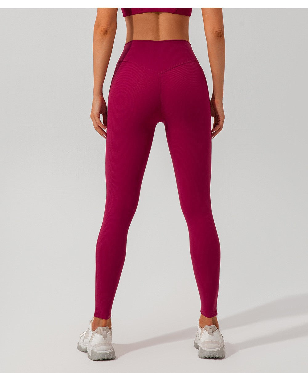 Threaded High-Waist Yoga Pants – Ansicht 9 – VYROX