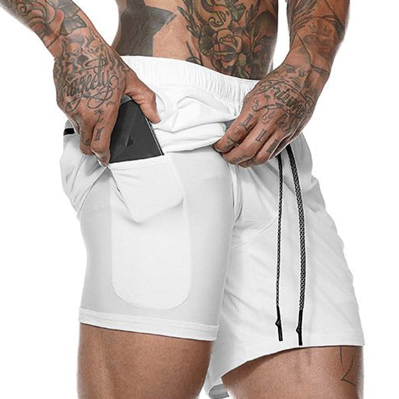Herren 2-in-1 Running Shorts Produktbild – VYROX