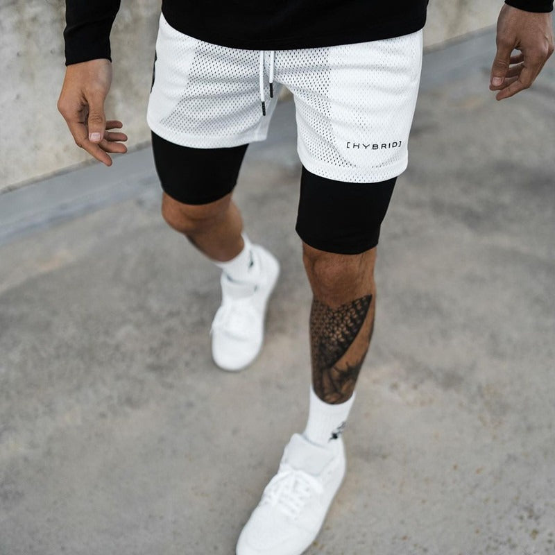 Doppel-Layer Sportshorts für Herren – Ansicht 4 – VYROX