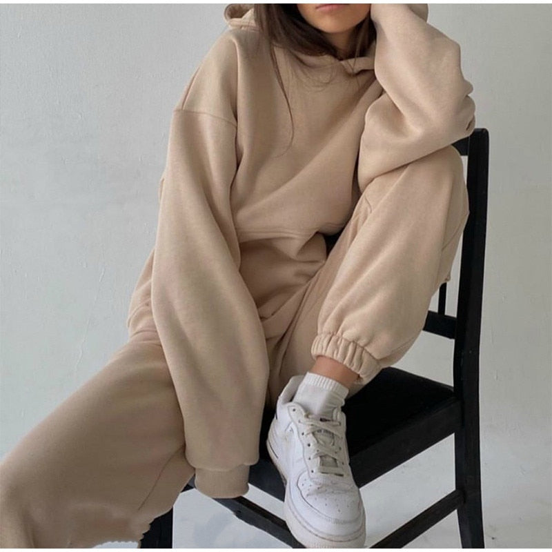 Damen Oversized Tracksuit mit Fleece – Ansicht 5 – VYROX