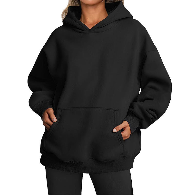 Casual Hoodie mit Kapuze & Taschen – Ansicht 7 – VYROX