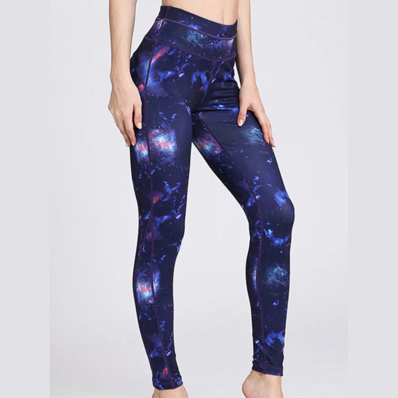 Bedruckte, hochgeschnittene Sportleggings – Ansicht 7 – VYROX
