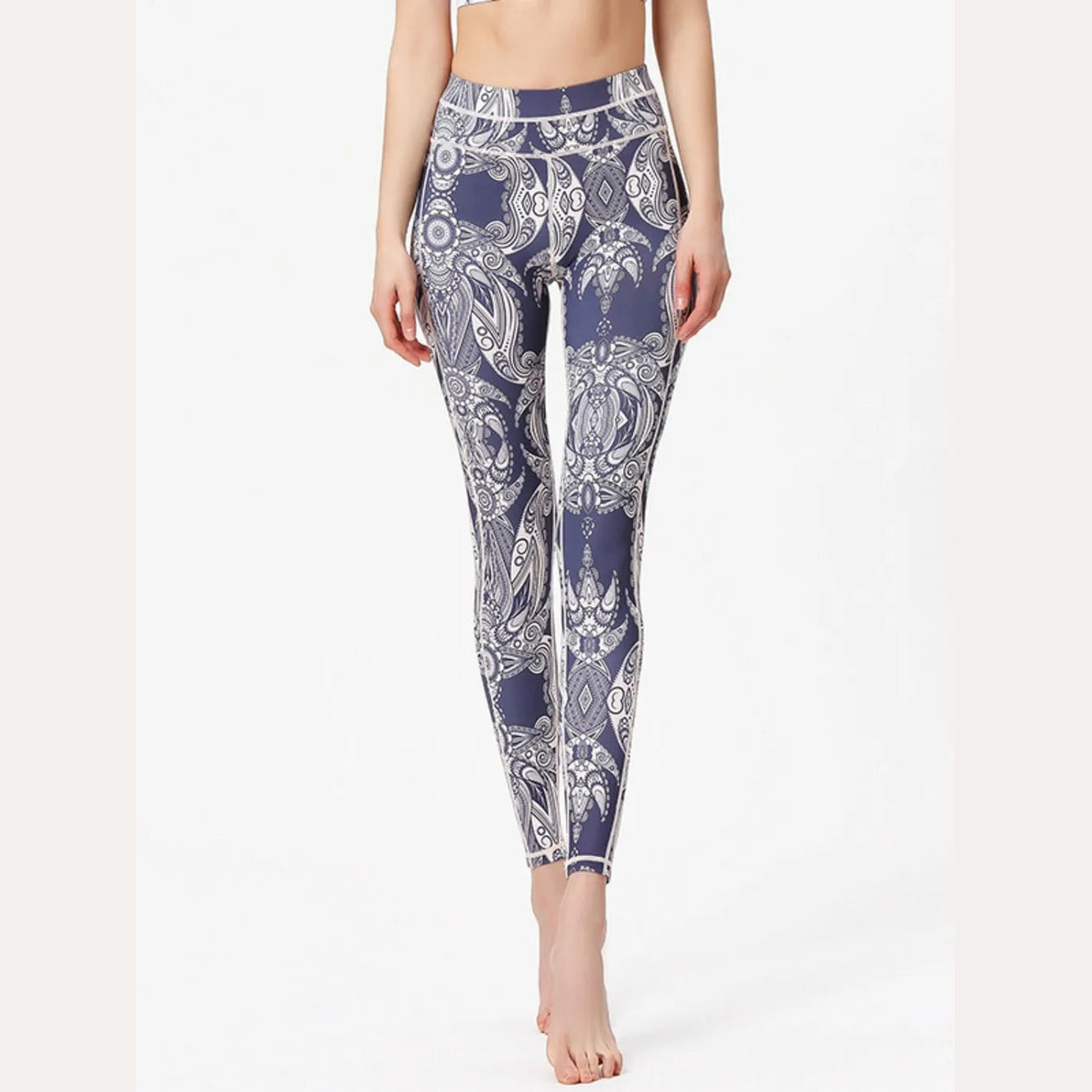 Bedruckte, hochgeschnittene Sportleggings – Ansicht 12 – VYROX