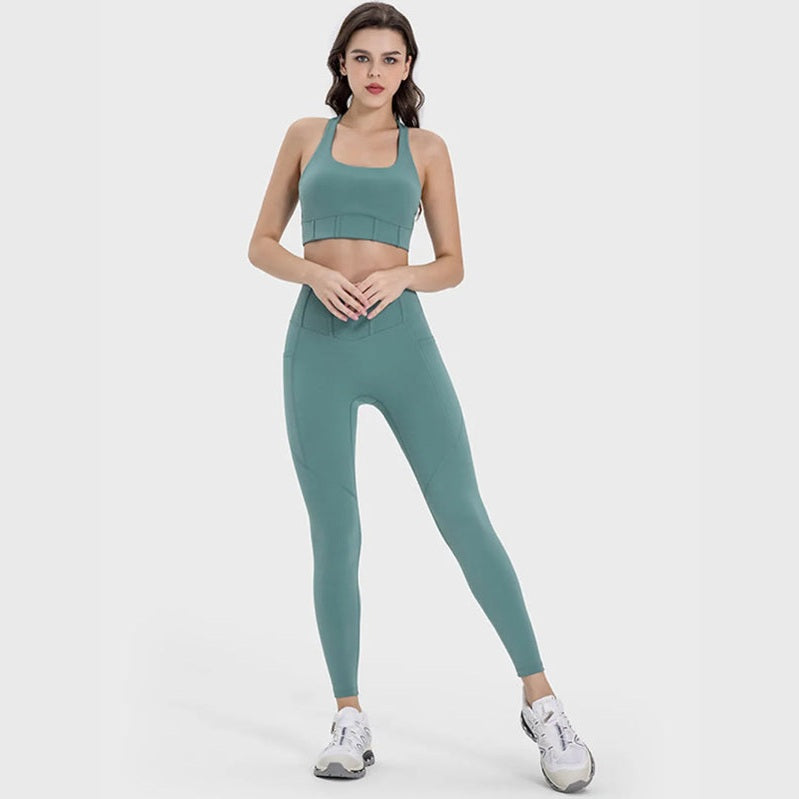 Aktives Tanktop mit quadratischem Ausschnitt und breiten Trägern – Ansicht 10 – VYROX