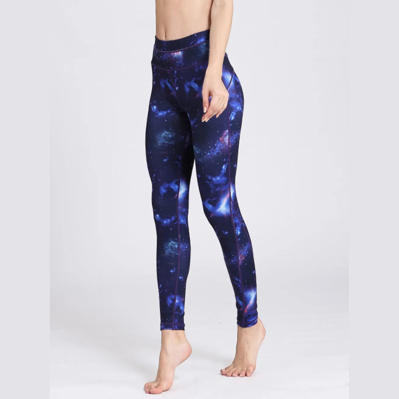 Bedruckte, hochgeschnittene Sportleggings – Ansicht 6 – VYROX