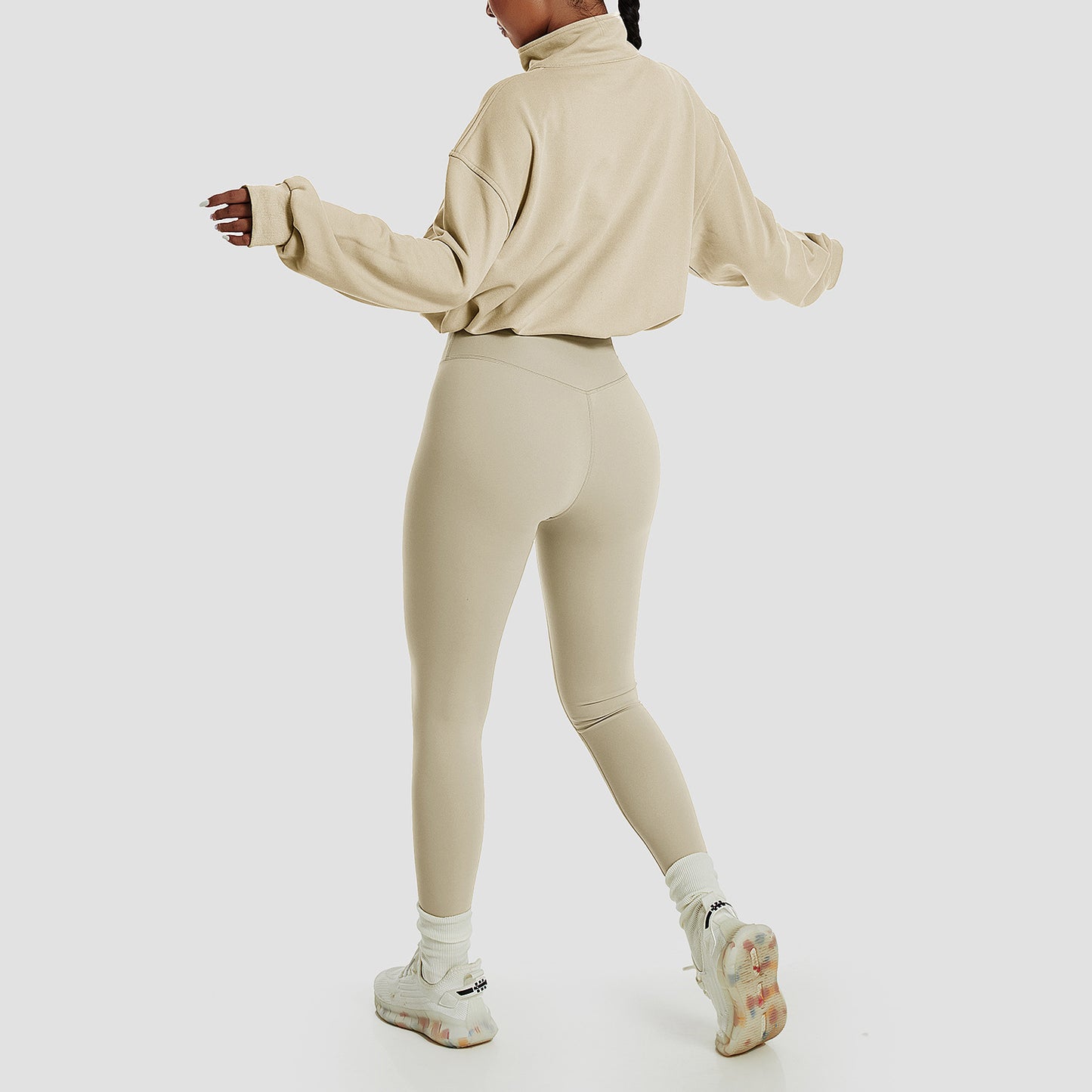 Outdoor Running Sweater Detailansicht – VYROX