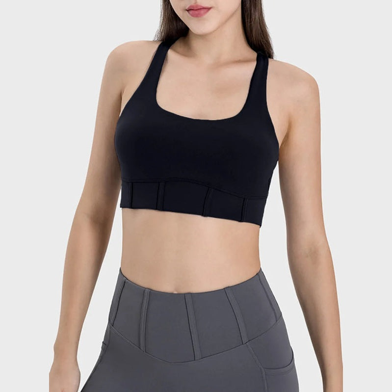 Aktives Tanktop mit quadratischem Ausschnitt und breiten Trägern – Ansicht 4 – VYROX