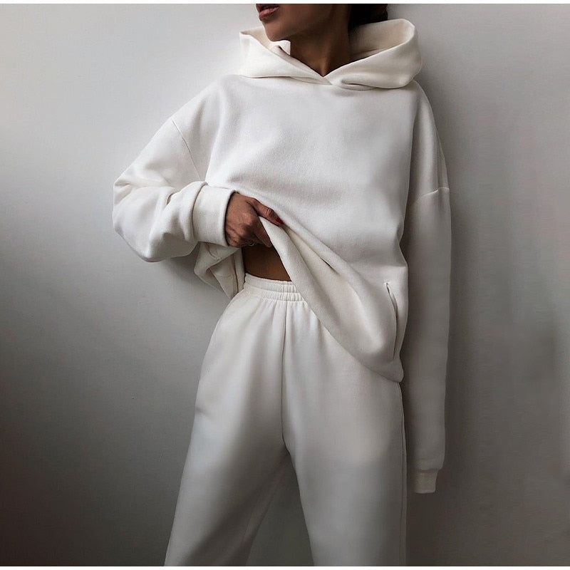Damen Oversized Tracksuit mit Fleece – Ansicht 12 – VYROX