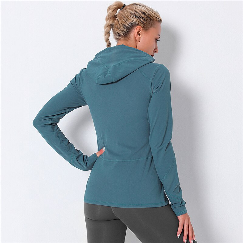 Seamless Long Sleeve Cropped Yoga Top – Ansicht 6 – VYROX