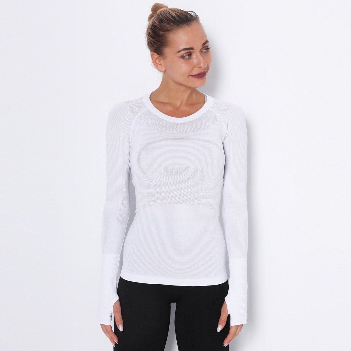 Sportliches Long-Sleeve Yoga Top – Ansicht 10 – VYROX