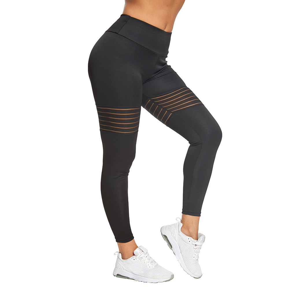 Mesh Splicing Yoga Pants Produktbild – VYROX