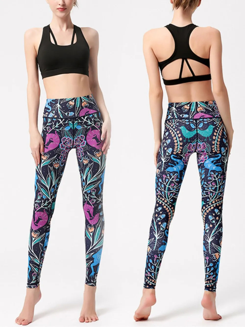 Printed High-Waist Active Leggings – Ansicht 14 – VYROX