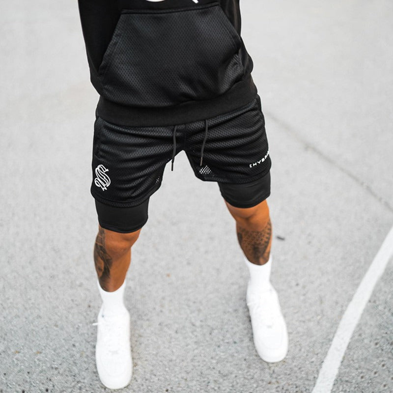 Doppel-Layer Sportshorts für Herren – Ansicht 9 – VYROX