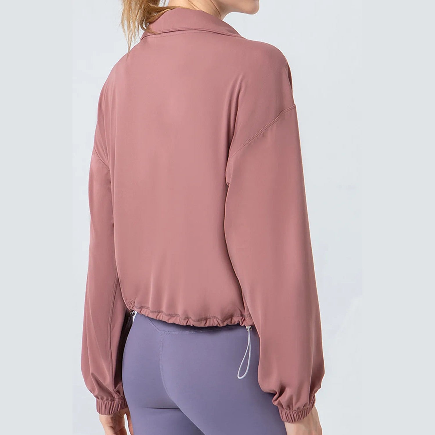 Zip-Up Active Jacket mit Kordelzug Produktbild – VYROX