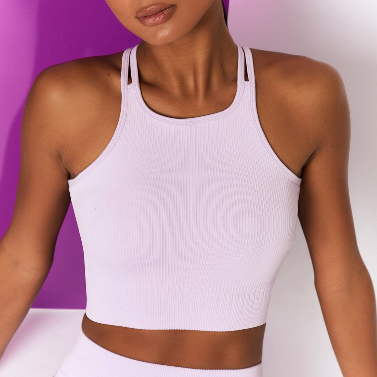 Sleeveless Running Crop Top – Ansicht 8 – VYROX