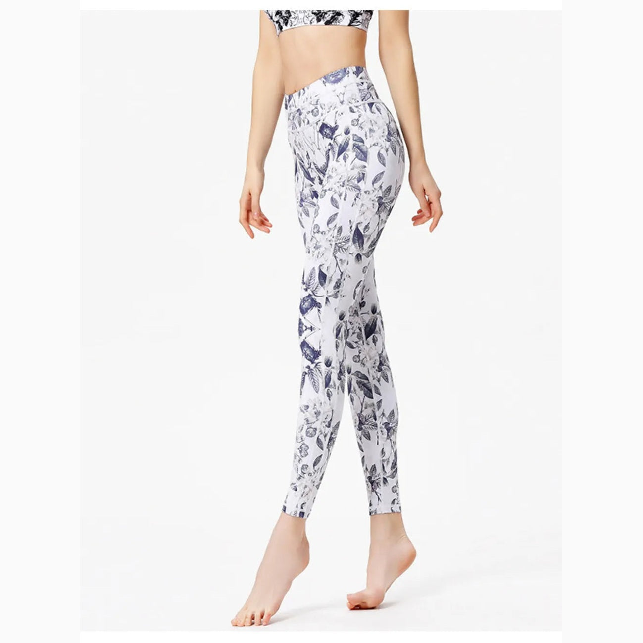 Bedruckte, hochgeschnittene Sportleggings – Ansicht 16 – VYROX