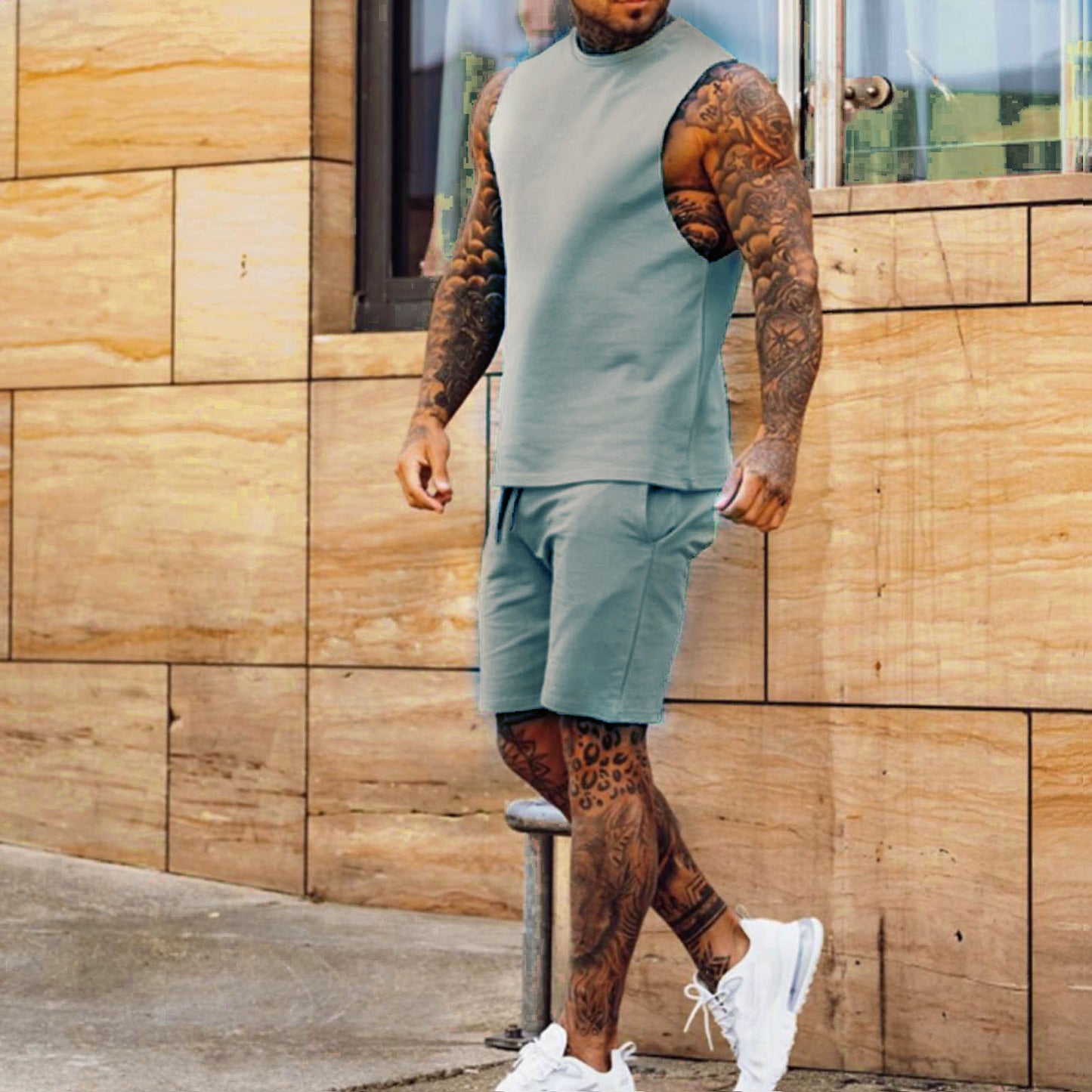 Ärmelloses Tank & Shorts Zweiteiler Produktbild – VYROX