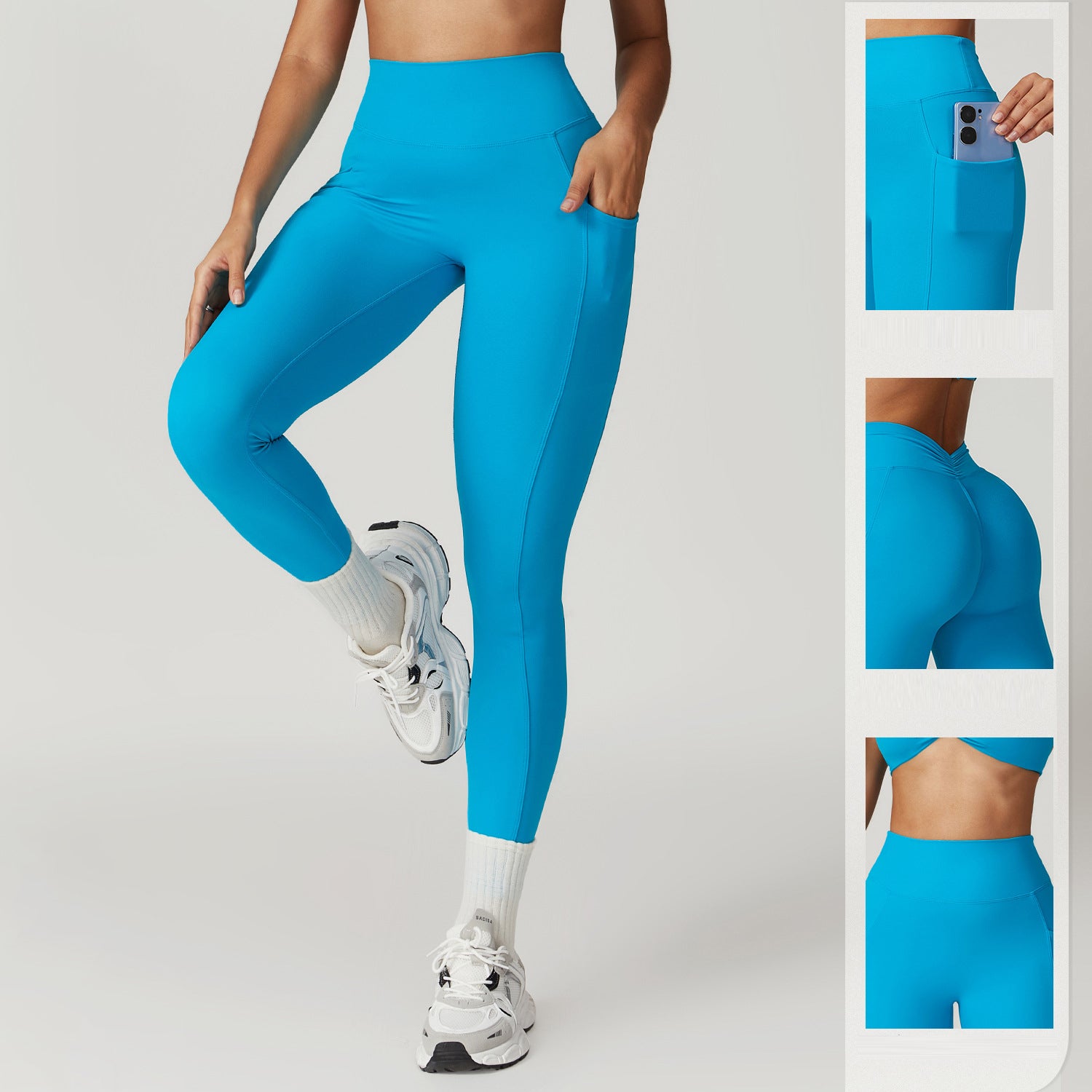 Hip- &amp; Butt-Lifting Leggings – mit Handytasche – VYROX Fitnesswear